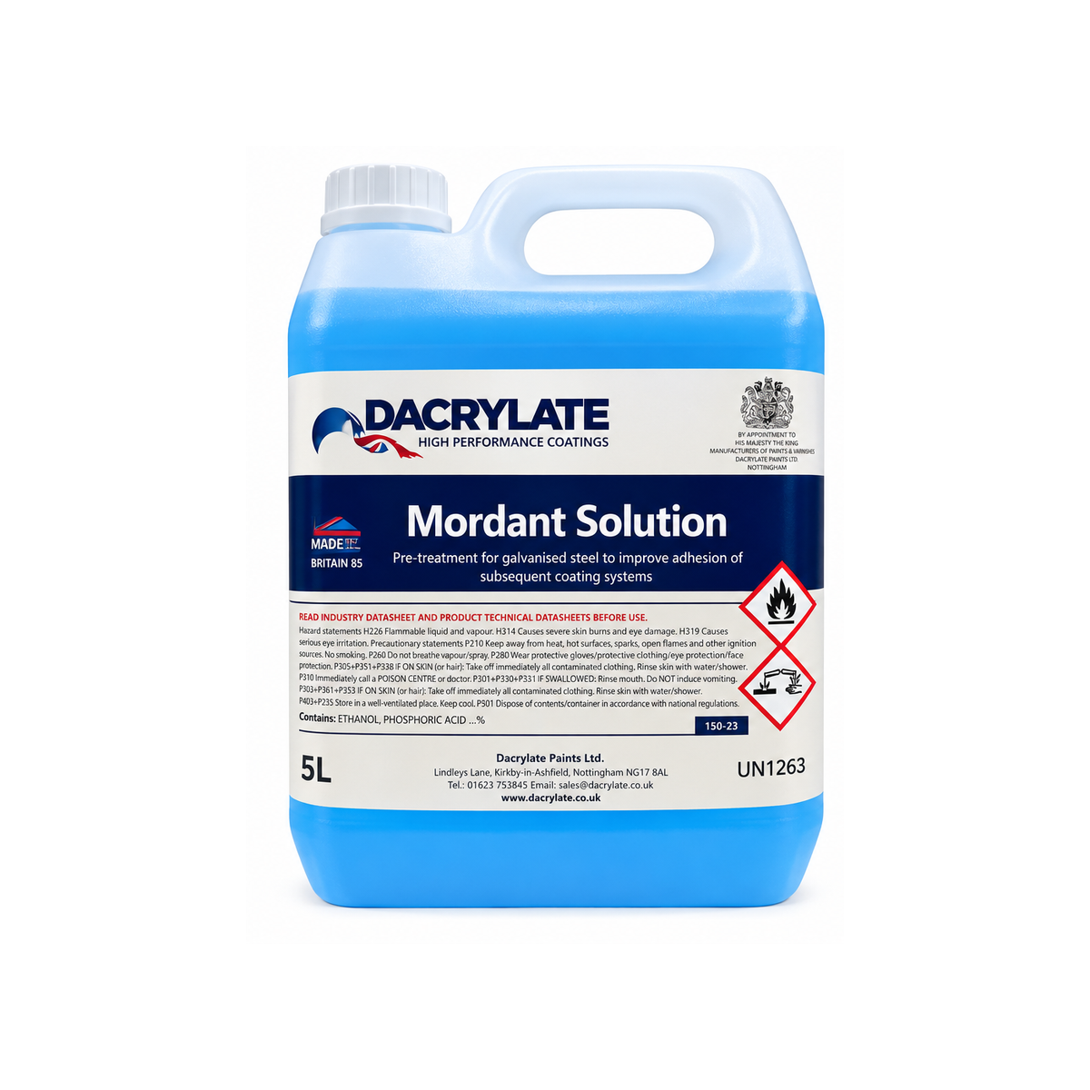 Dacrylate Mordant Solution 5L - front
