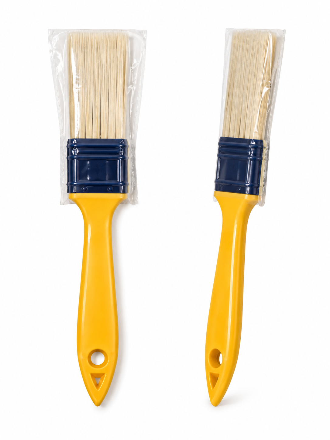 Economy paint brush 1 inch 25mm with yellow plastic handle
