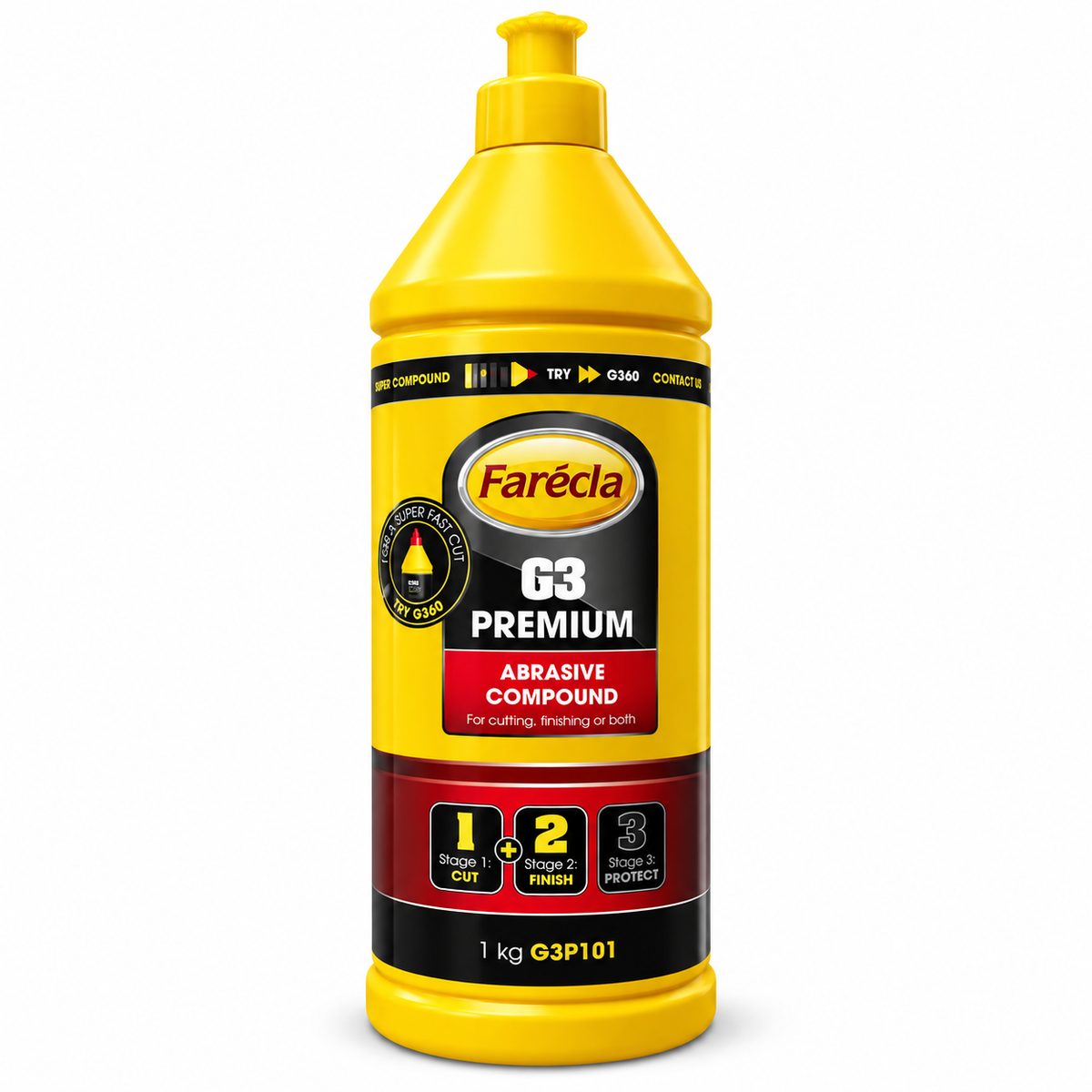 Farécla G3 Premium Abrasive Compound 1kg - front