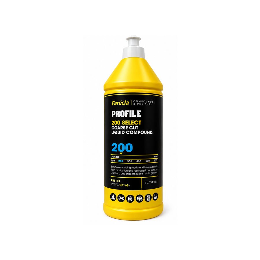 Farécla Profile 200 Select Coarse Cut Liquid Compound 1L - front