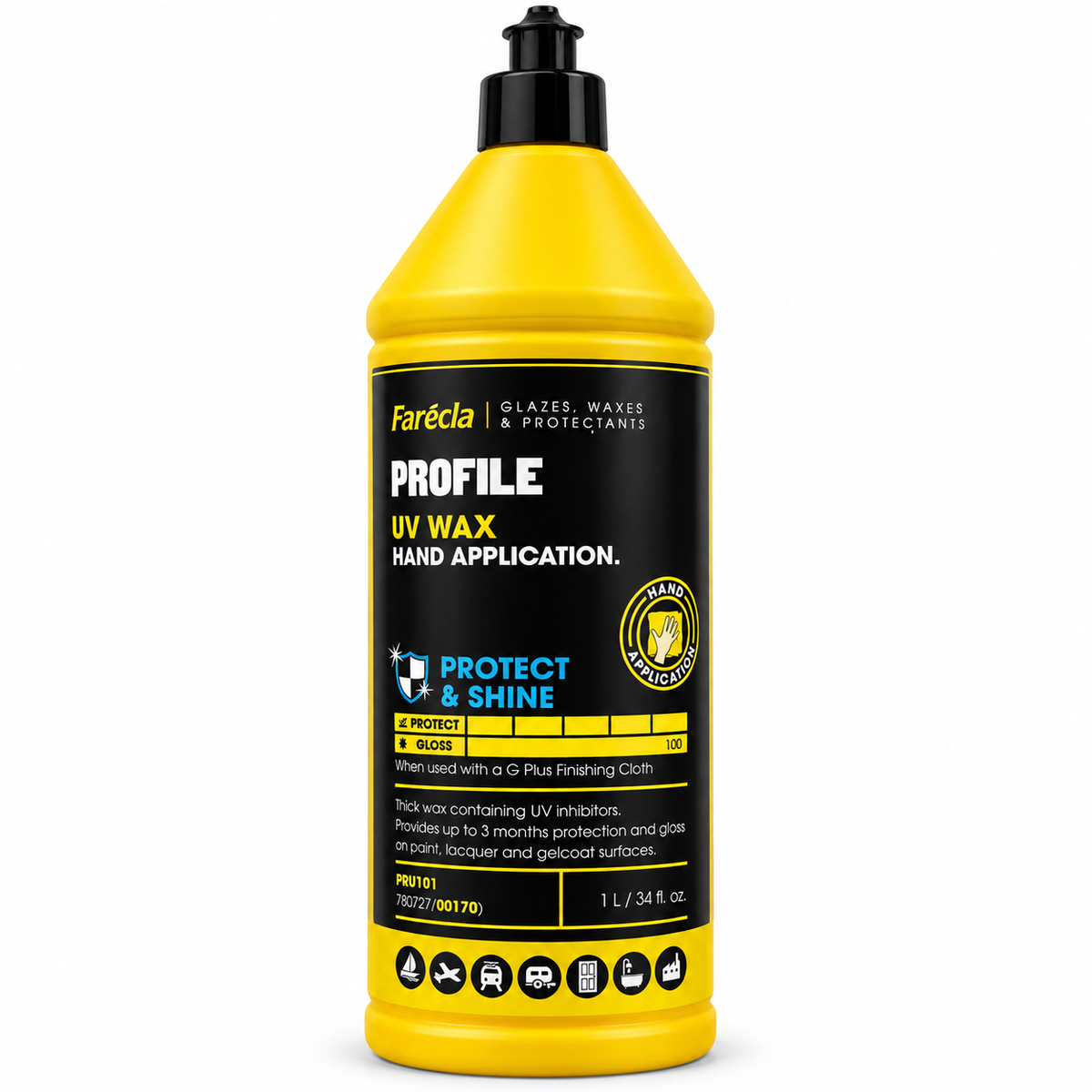 Farécla Profile UV Wax Hand Application 1L - front