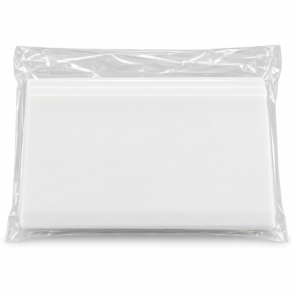 Plastic body filler spreaders pack of 10 in clear packaging