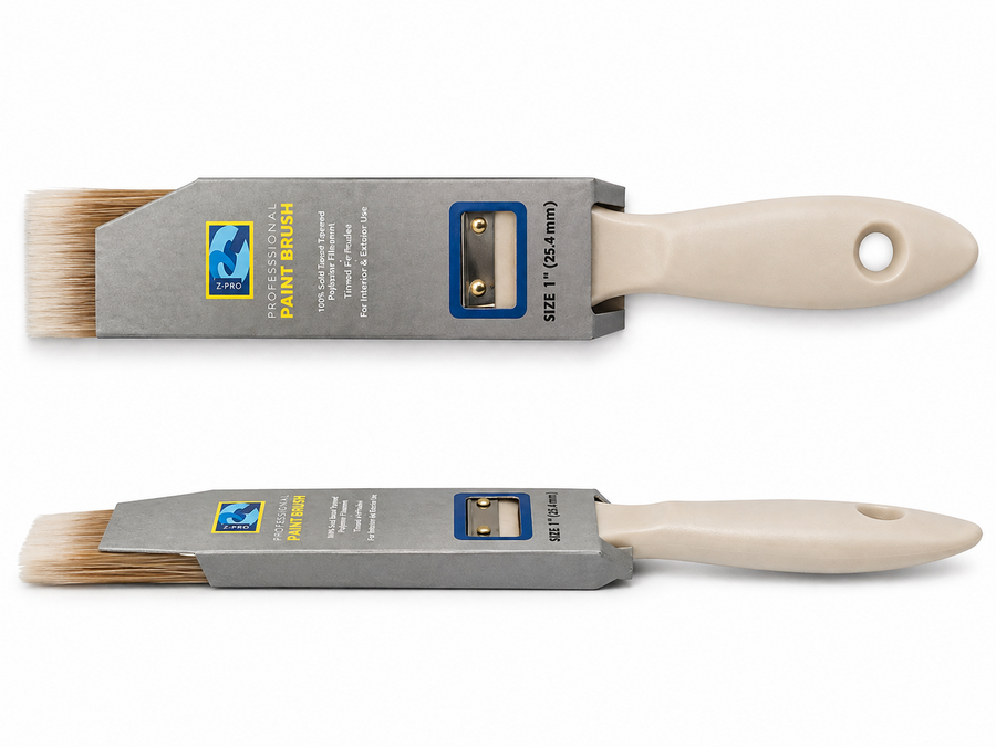 Professional quality 1 inch 25.4mm polyester paint brush