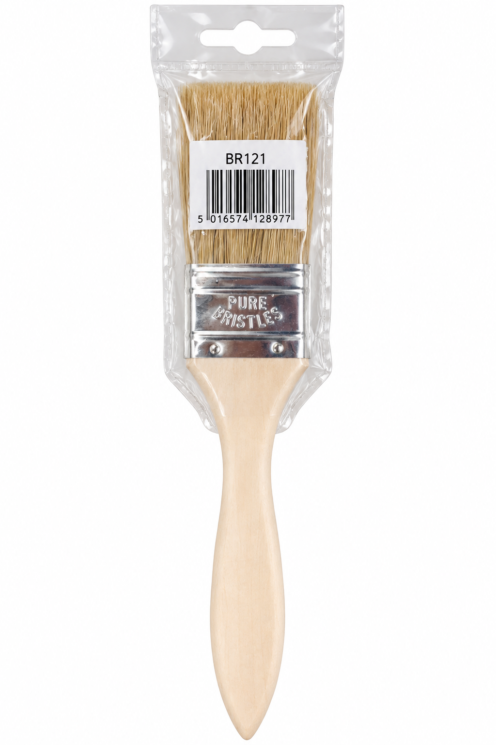 Pure bristle paint brush BR121 1 inch 25mm - white background