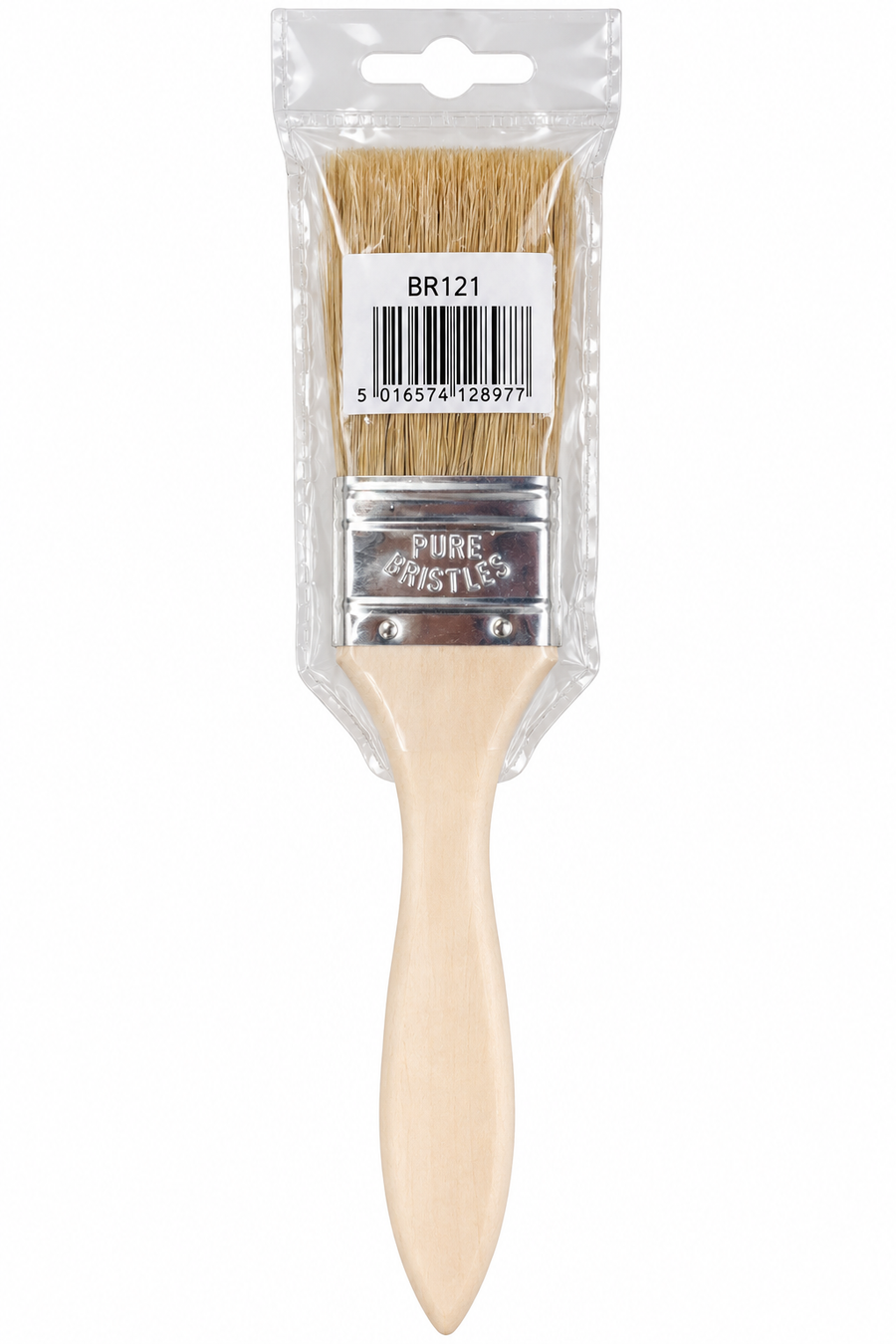 Pure bristle paint brush BR121 1 inch 25mm - white background