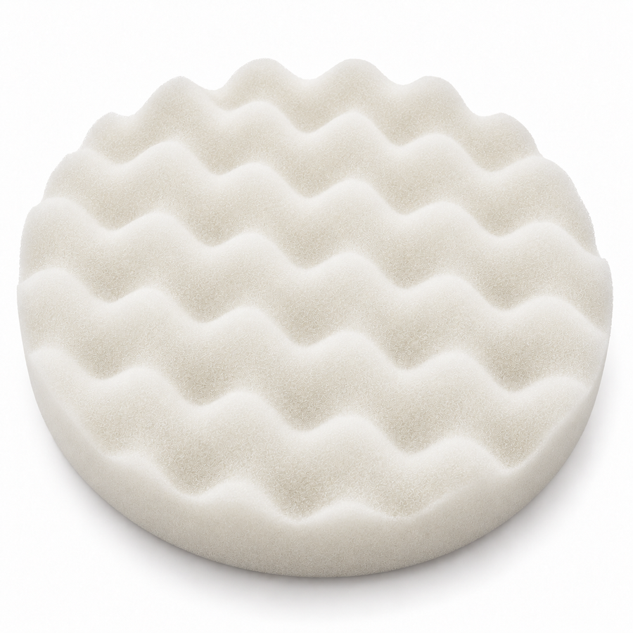 Starchem GMV-WAFFLE white waffle polishing sponge 150mm
