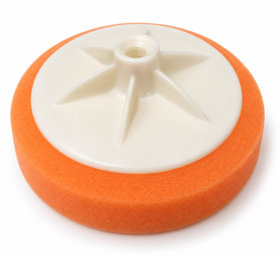 Starchem OSM-14P orange foam compounding head 150mm with 14mm thread